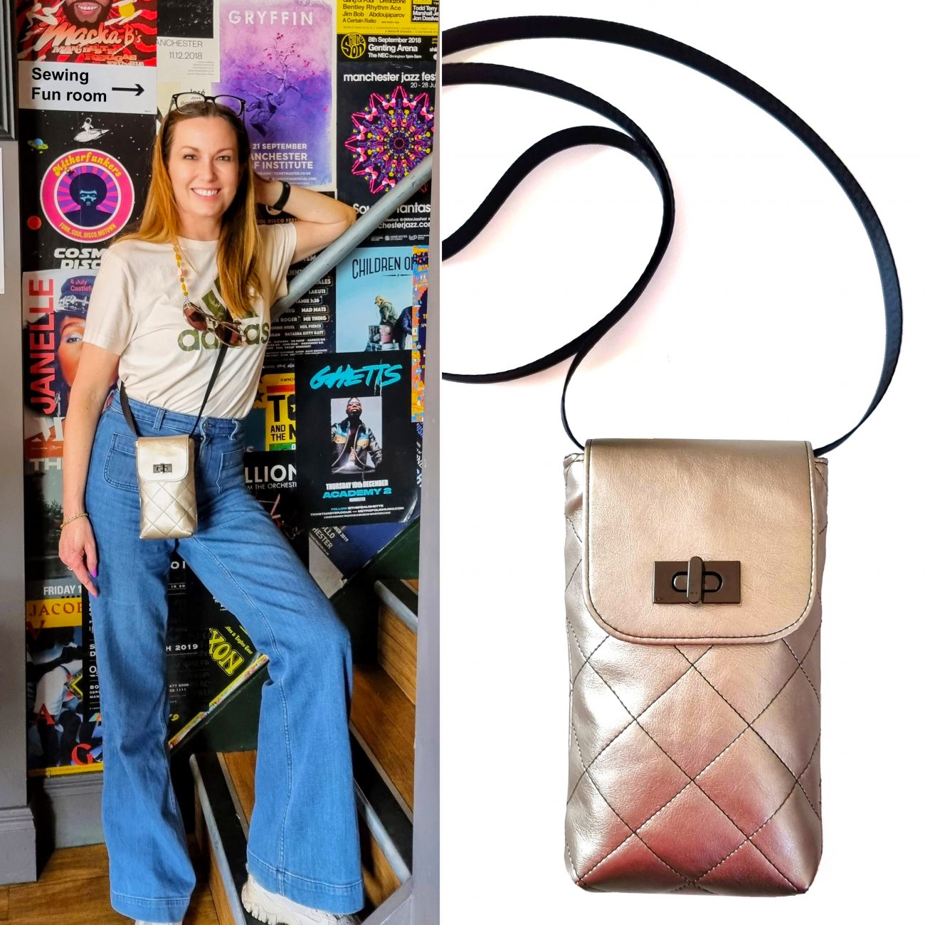 The Mighty Mini Crossbody Phone Bag PDF Sewing Pattern & Video Tutorial ...