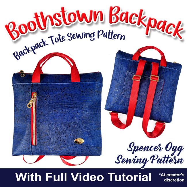 Tip-Top Zipper Tote PDF Sewing Pattern & Video Tutorial – SpencerOgg