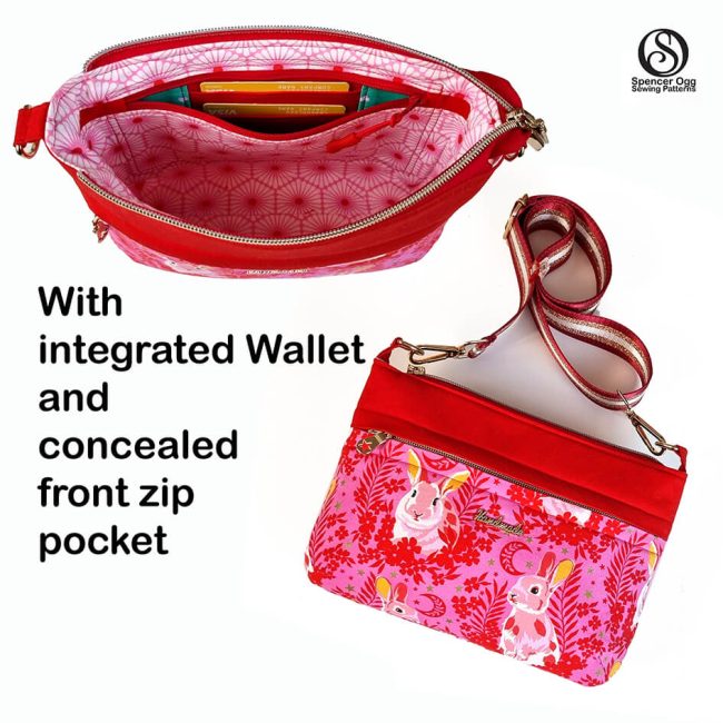 Starburn Crossbody Bag PDF Sewing Pattern & Video Tutorial – SpencerOgg