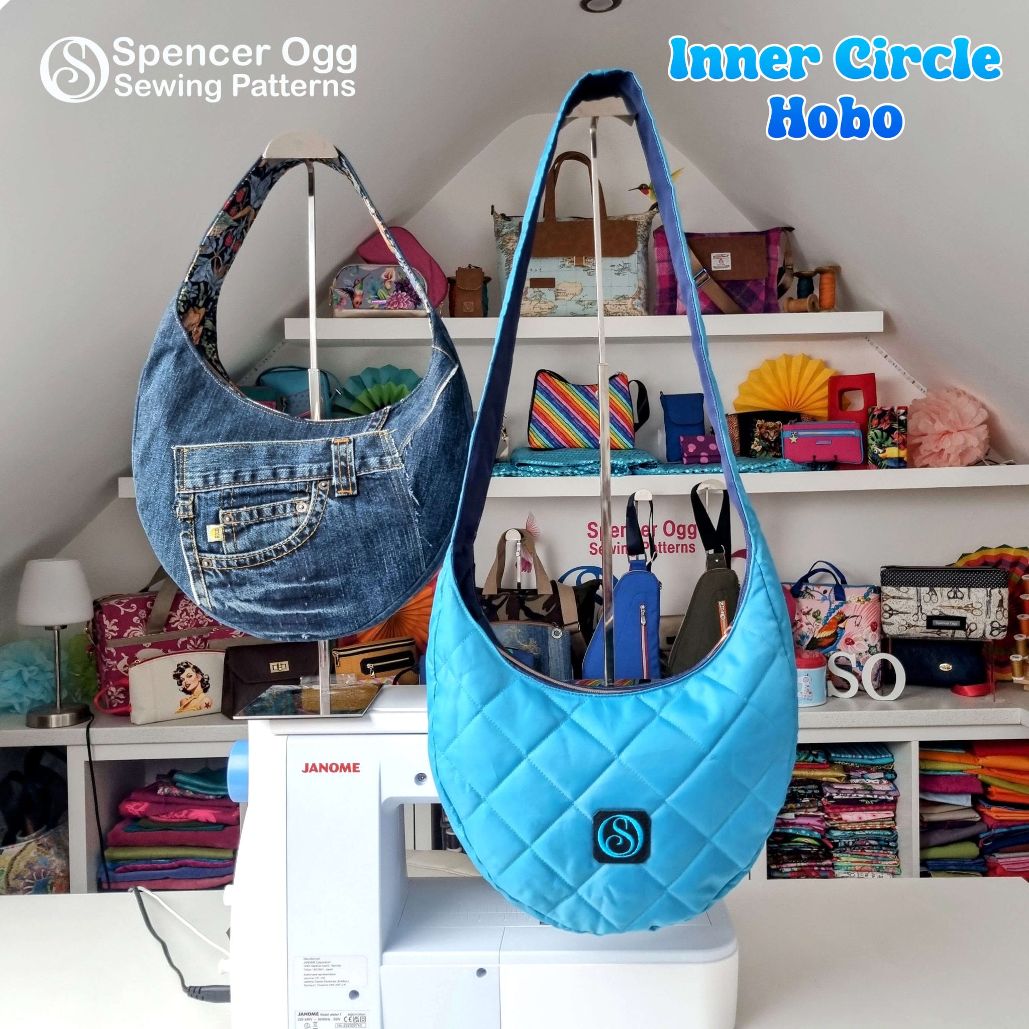 Inner Circle Bag PDF Sewing Pattern & Video Tutorial - SpencerOgg